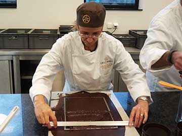 Making Ganache for Chocolates